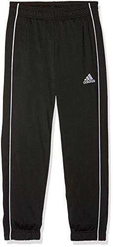 Adidas CORE18 PES PNTY Pantalones de Deporte, Unisex Niños, Negro/Blanco, 5-6Y