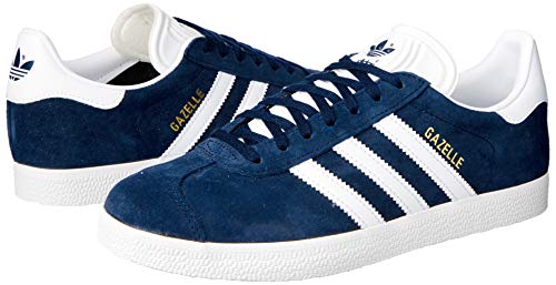 adidas Gazelle, Zapatillas de deporte Unisex Adulto, Varios colores (Collegiate Navy/White/Gold Metalic), 39 1/3 EU