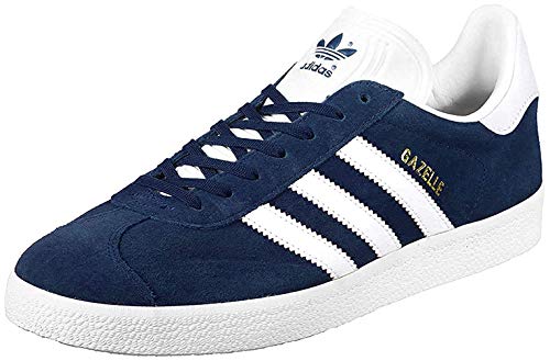 adidas Gazelle, Zapatillas de deporte Unisex Adulto, Varios colores (Collegiate Navy/White/Gold Metalic), 39 1/3 EU