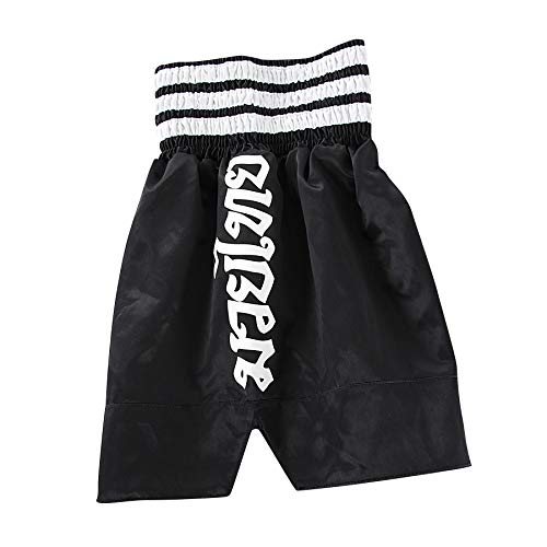 Adidas Shorts de boxeo tailandés - negro-rosado Large