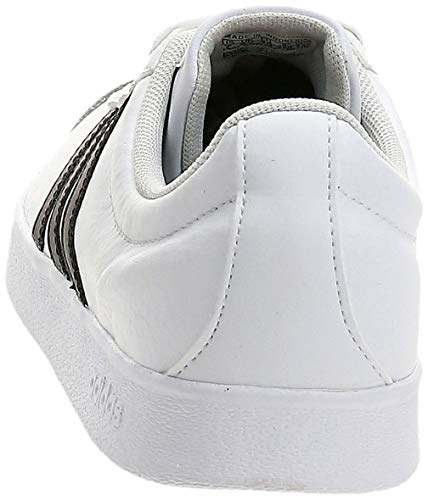 adidas VL Court 2.0, Zapatillas Hombre, Blanco (Footwear White/Core Black/Core Black 0), 44 EU