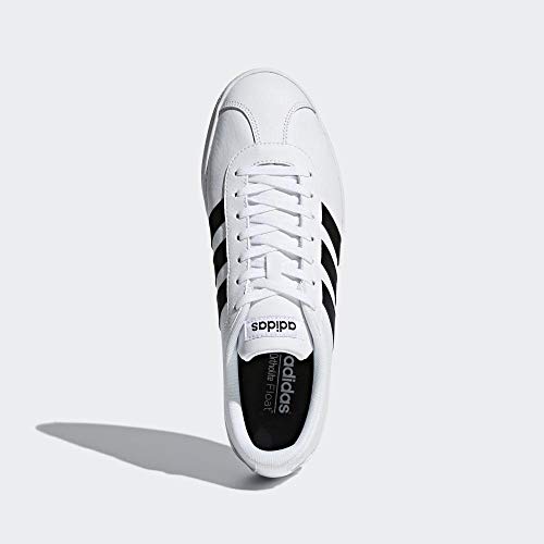 adidas VL Court 2.0, Zapatillas Hombre, Blanco (Footwear White/Core Black/Core Black 0), 44 EU