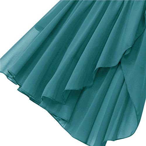 Agoky Vestido de Danza Ballet para Mujer Vestido de Baile Latino Moderno Maillot sin Mangas Leotardo de Gimnasia Rítmica Monos Body para Chica Adulta Verde Small