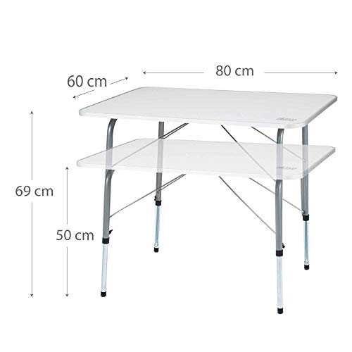 Aktive 52868 - Mesa camping regulable