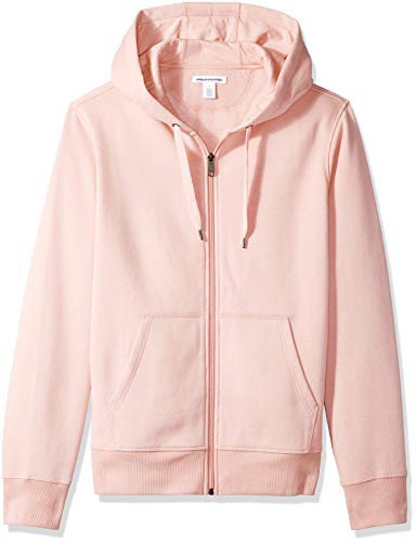 Amazon Essentials Full-Zip Hooded Fleece Sweatshirt sudadera, Rosa (pink), Medium