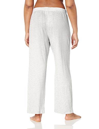 Amazon Essentials - Pantalón - para mujer gris White/Grey Heather XL