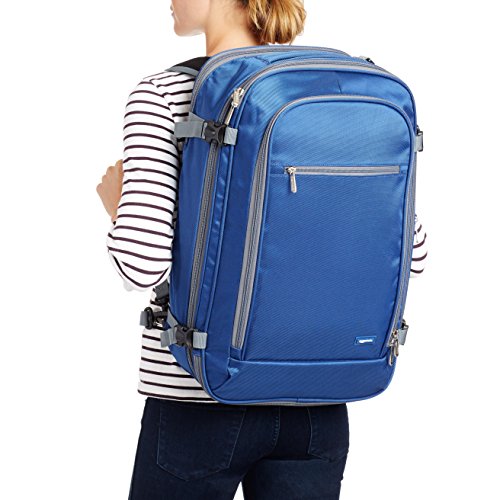 AmazonBasics - Mochila de equipaje de mano - Azul marino