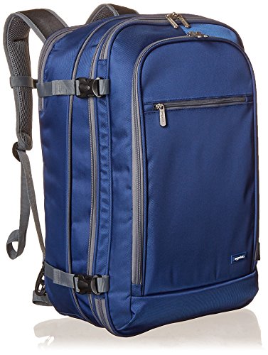 AmazonBasics - Mochila de equipaje de mano - Azul marino