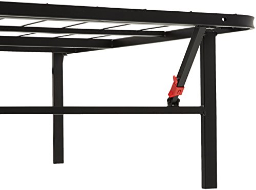 AmazonBasics - Somier fijo plegable, montaje sin herramientas, permite almacenar debajo de la cama, 90 x 200 cm