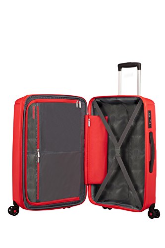 American Tourister Sunside Spinner 77 Expandible, 4.5 kg, 106/118 l, Rojo (Sunset Red)