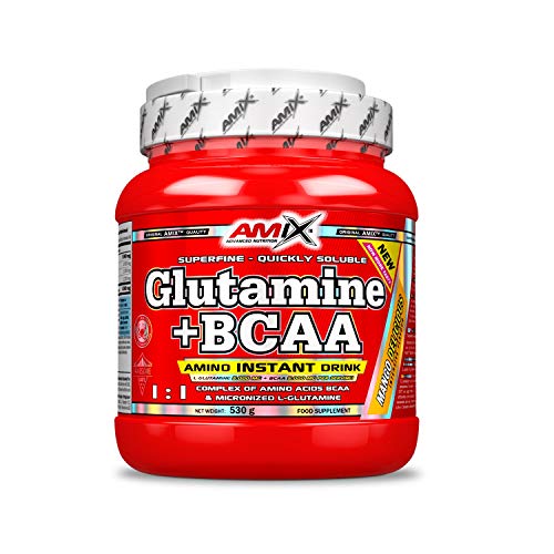 Amix Glutamina+Bcaa 530 Gr Frutas Del Bosque 530 g