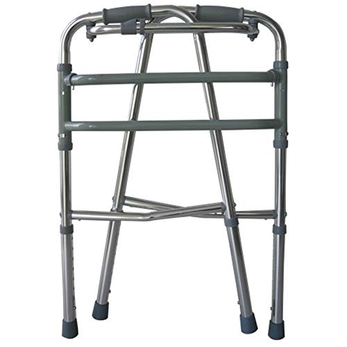 Andador para ancianos sin ruedas | Aluminio ultraligero | Regulable en altura| Plegable | Asistencia de movilidad | Peso máximo soportado 100 kg | Modelo Mezquita | Mobiclinic