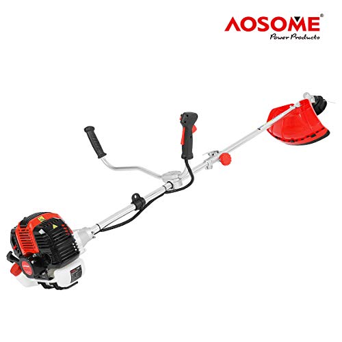 AOSOME Desbrozadora Gasolina 52cc, 2 Tiempos, 2.2kw, 3.0HP