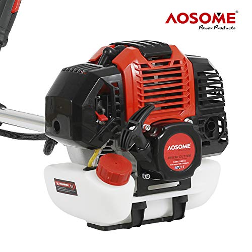 AOSOME Desbrozadora Gasolina 52cc, 2 Tiempos, 2.2kw, 3.0HP