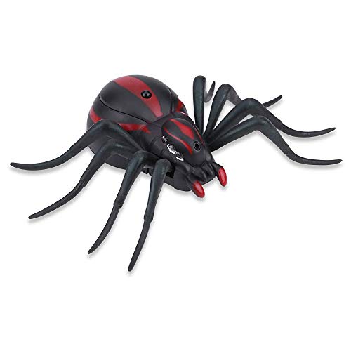 Araña de Control Remoto,Araña Animal de Alta Simulación Control Remoto por Infrarrojos Regalo de Juguete para Niños,Adecuado para para Fiesta Halloween Navidad