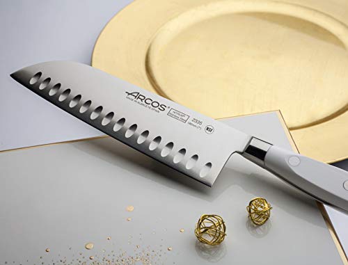 Arcos Riviera Blanc - Cuchillo Santoku, 180 mm (estuche)