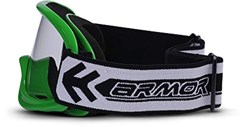 ARMOR Helmets AG-49 Gafas Cross Moto, Ninos, Verde