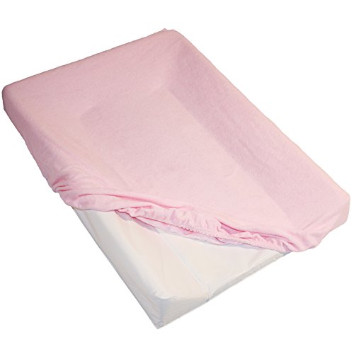 BabyCalin BBC512604 Schwammwechselmattenabdeckung, 50cm x 70cm, rosa, 1 Stück