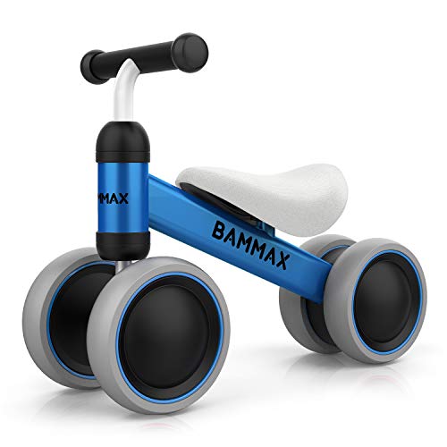 Bammax Bicicleta sin Pedales, Bici sin Pedales Niño, Juguetes Bebes 1 Año, Triciclos Bebes, Correpasillos Bebes 1 Año, Azul