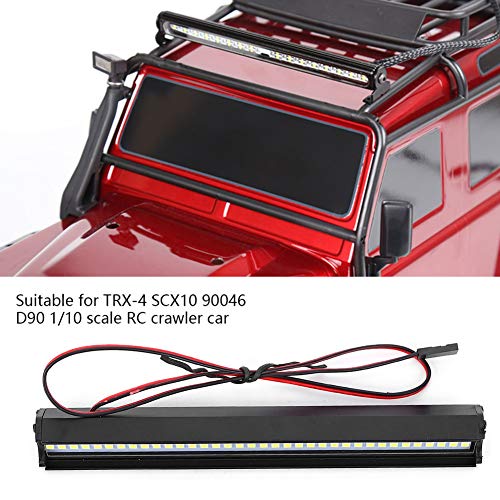 Barra de luz LED RC, Lampara de Techo Simulación 36 Barra de luz LED para TRX-4 SCX10 90046 D90 1/10 RC Crawler Car