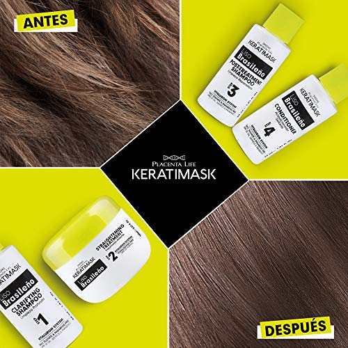 Be Natural - Kit Alisado Brasileño Keratimask - resultado profesional de larga duración