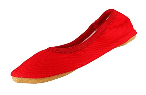 Beck Basic, Zapatillas de Gimnasia Unisex Adulto, Rojo (Rot 07), 37 EU