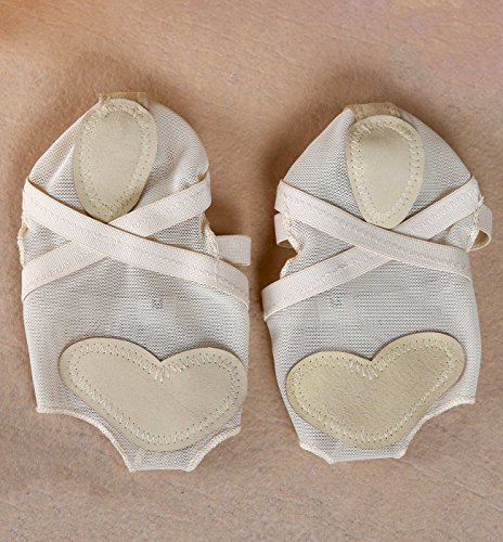 BELLYQUEEN Almohadillas Ballet Protector Pie Zapatillas Danza Cojín de Dedos - Beige XL 39-40