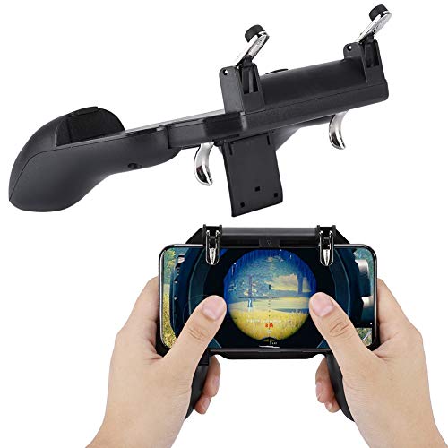 Bewinner Phone Gamepad, PC + Metal Diseño Ergonómico/Durable Consola para Teléfonos Inteligentes para iPhone Android para Pubg - Se Puede Estirar hacia Arriba y hacia Abajo