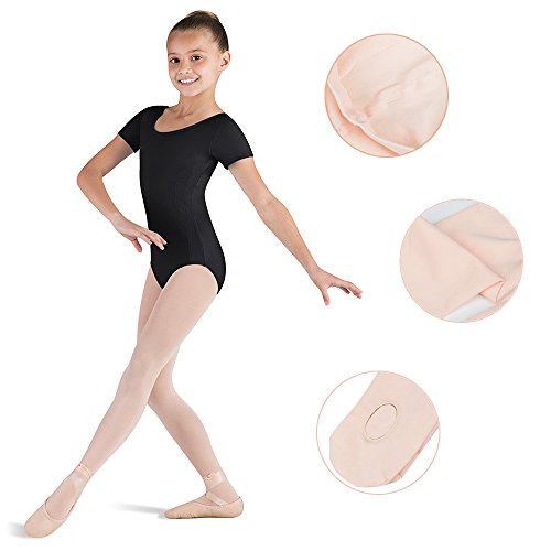 Bezioner Medias de Ballet y Danza para Niños y Adultos Convertible 1 Par Rosa L