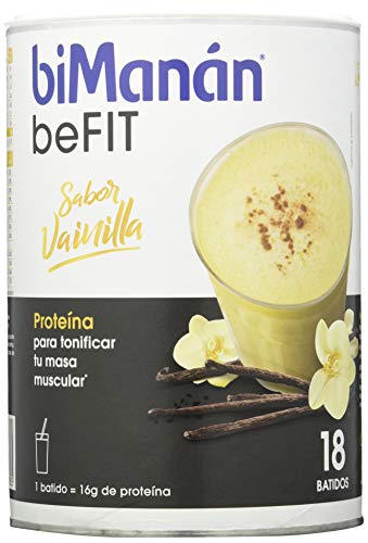 biManán - beFIT - Proteína para tonificar - Batido Vainilla - 18uds 540 gr