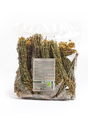 Biojoy Hierba de San Juan (Hiperico) BÍO, tallos y flores enteros secos de Hypericum perforatum (250 g)