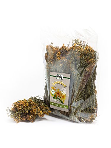 Biojoy Hierba de San Juan (Hiperico) BÍO, tallos y flores enteros secos de Hypericum perforatum (250 g)