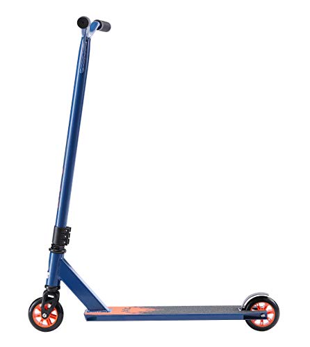 BLUE GORILLAZ Patinetes de Acrobacias Stunt Scooter Patineta para niños y niñas a Partir de 8 años, 100mm Kick Jump Fun Scooter para Principiantes, Azul