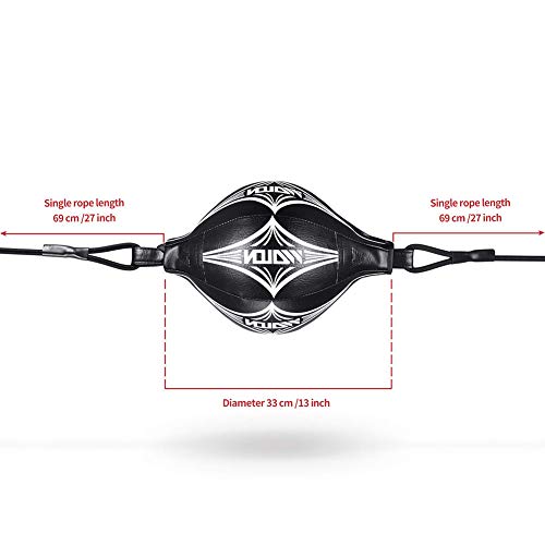 Bola de Velocidad de Boxeo con inflador Gancho de Calabaza Bola de Boxeo de Doble Extremo de Pera para Boxeo Muay Thai Saco de Arena Dodge Saco de Arena