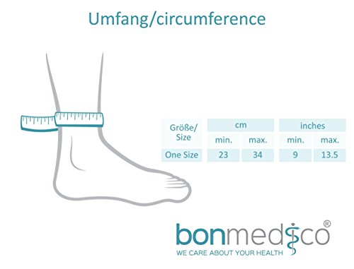 bonmedico Piedo Tobillera Ajustable, Tobillera para Hombres y Mujeres