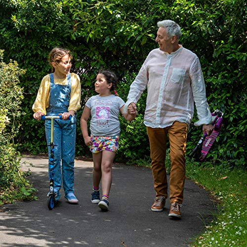 Bopster Patinete Plegable para niños - Azul Camuflaje