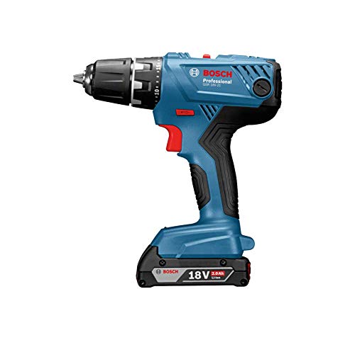 Bosch Professional 18V System Taladro percutor a batería GSB 18V-21 (incl. batería de 2x2,0 Ah, juego de accesorios de 40 piezas, en L-BOXX 136) - Amazon Edición