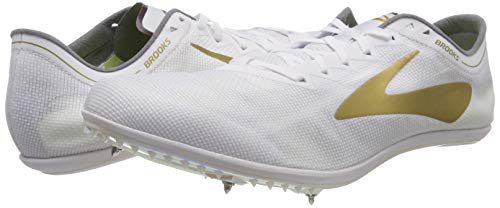 Brooks Wire V5, Zapatillas de Running Unisex Adulto, Blanco (White/Gold 102), 44.5 EU