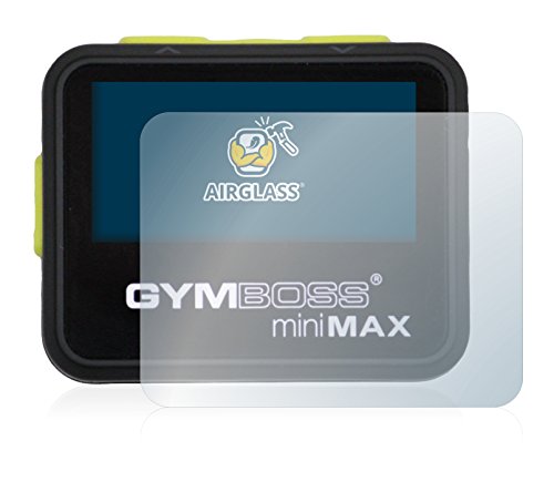 BROTECT Protector Pantalla Cristal Compatible con Gymboss Minimax Protector Pantalla Vidrio - Dureza Extrema, Anti-Huellas, AirGlass