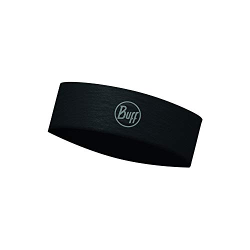 Buff R-Solid Cinta de Cabeza Coolnet, Unisex Adulto, Black, Talla única