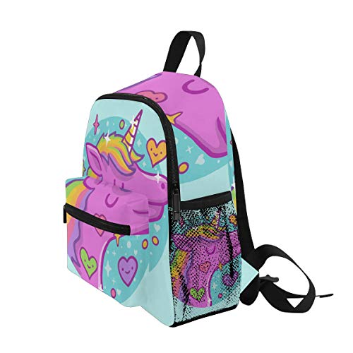 Caballo De Unicornio De Dibujos Animados Mochila para Preescolar Niñas Niños Toddler Kids Estudiante Mochilas para Infantiles 1-6 Años