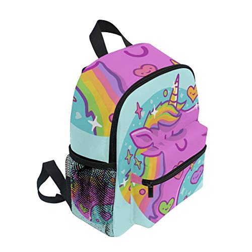 Caballo De Unicornio De Dibujos Animados Mochila para Preescolar Niñas Niños Toddler Kids Estudiante Mochilas para Infantiles 1-6 Años