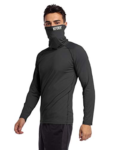 Cabeen Camiseta Hombre Compresión Ropa Deportiva Manga Larga Base Layers para Running, Correr, Gym, Fitness，Ciclismo