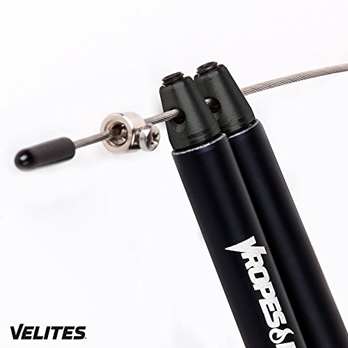 Cable de Repuesto para comba de Saltar de Crossfit, Fitness y Boxeo | Cable Acero de 1,8 mm | Compatible con Otras Marcas. Cable Plata COMPETICIÓN 1,8 MM VELITES