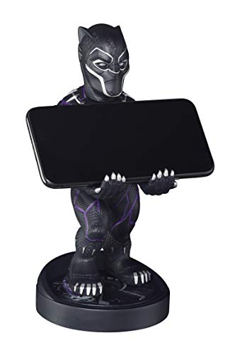 Cable guy Black Panther,soporte de sujeción y carga para mando de consola y smartphone con tu personaje favorito con licencia de Marvel Avengers Endgame.Producto con licencia oficial.Exquisite Gaming