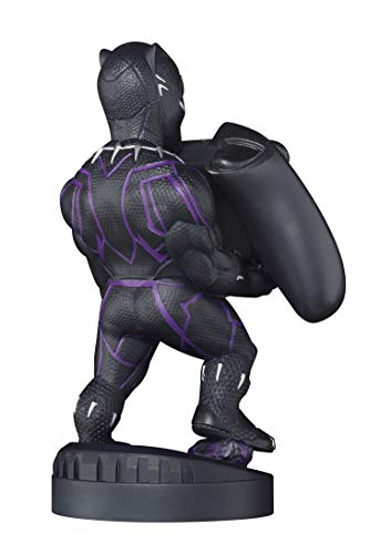 Cable guy Black Panther,soporte de sujeción y carga para mando de consola y smartphone con tu personaje favorito con licencia de Marvel Avengers Endgame.Producto con licencia oficial.Exquisite Gaming