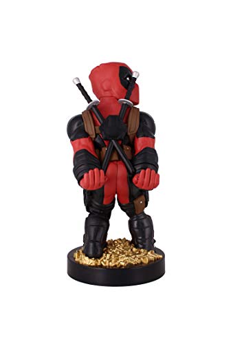 Cable guy Deadpool nueva edición, soporte de sujeción o carga para mando de consola y/o smartphone de tu personaje favorito con licencia de Marvel. Producto con licencia oficial. Exquisite Gaming