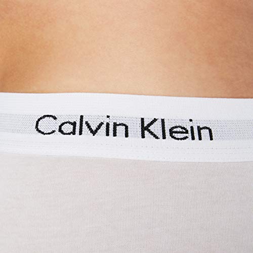 Calvin Klein 3P Hip Brief, Calzoncillos para Hombre (3 unidades), Blanco (White), Large