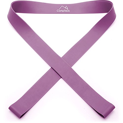 CampTeck Banda Elástica de Estiramiento para Ballet, Danza, Yoga, Aeróbica, Entrenamiento, Pilates, Flexibilidad, etc. - Viola 150cm (S)