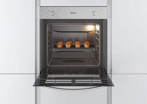 Candy - FCS100X/E - Horno eléctrico - 2100W, Capacidad 70L, Puerta desmontable de doble cristal con efecto espejo, Inox, Clase A